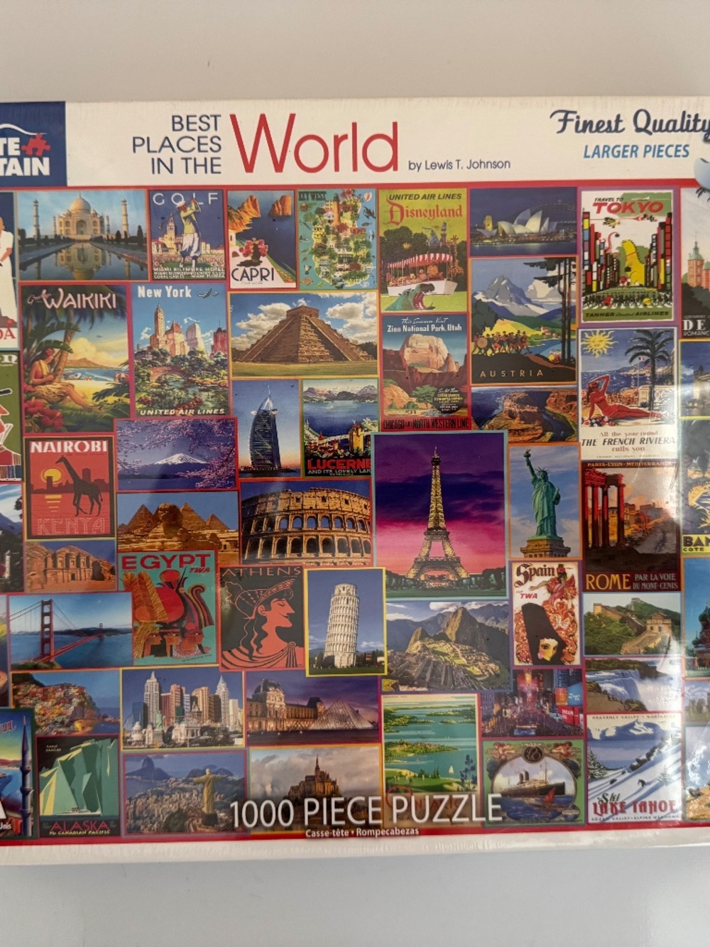 NWT White Mountain, Best Places In The World, 1000 piece puzzle